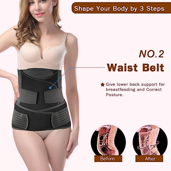 Post Pregnancy Belt for Women- Tummy and Back support ( Free Size)