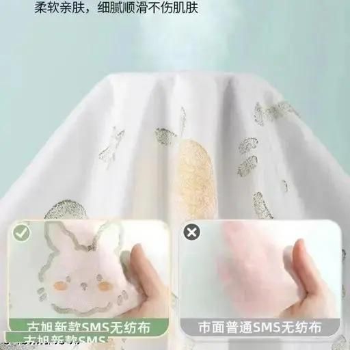 3 in 1 Disposable For Travel Printed Bed Sheet