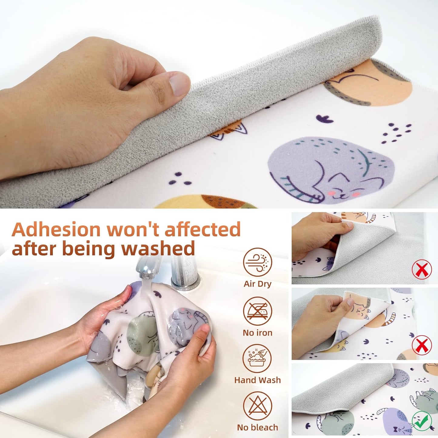 Self-Adhesive Magic Cloth for Makeup & Drawer Storage